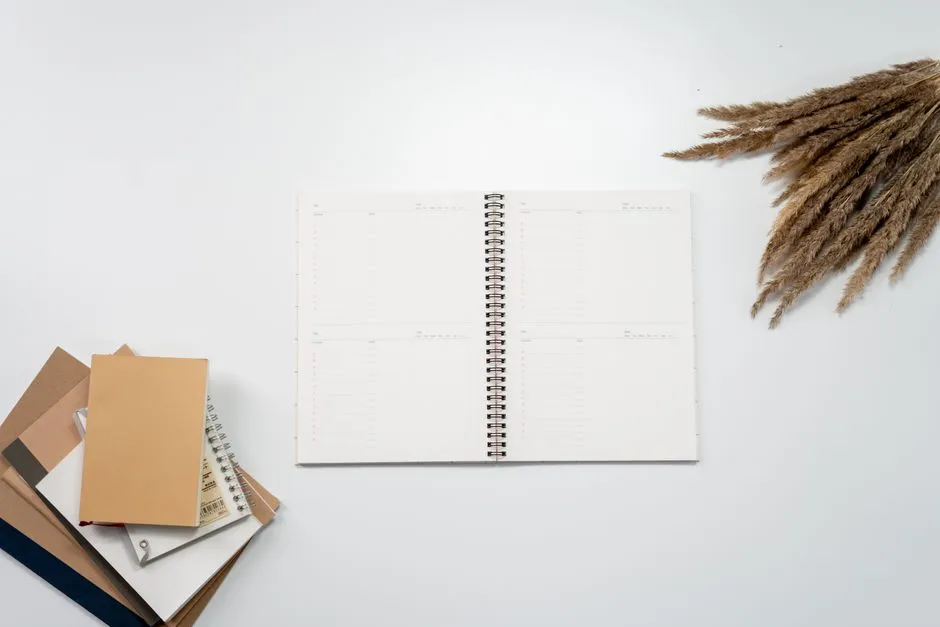 Open notebook where someone has written their best scores in milliseconds and digits, dated by week